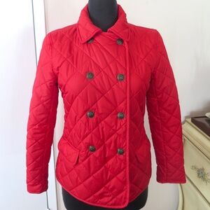 Polo Ralph Lauren Girls Quilted Jacket Blazer - Red, Snaps Size XL (16)